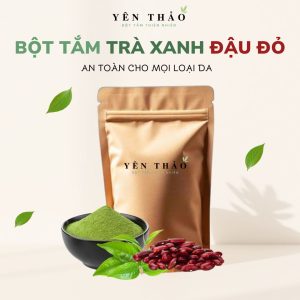 Bột tắm trà xanh đậu đỏ