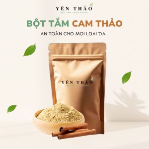 Bột tắm cam thảo