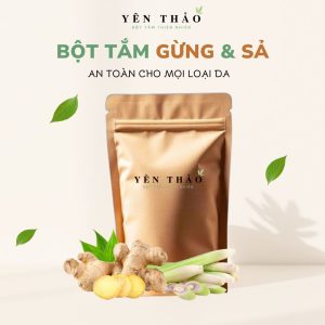 Bột tắm gừng & sả